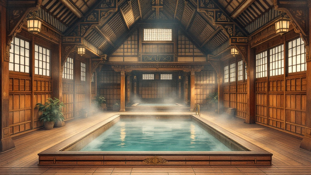 Kumi no Hama Onsenkyou Nanairo no Kaze Hama no Michi Rinkouan hot spring in Kyotango, Kyoto