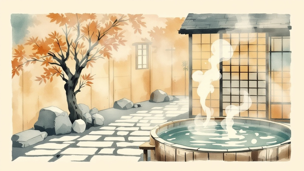 Kumi-no-hama Onsen-kyo Kotenbashi hot spring in Kyotango, Kyoto