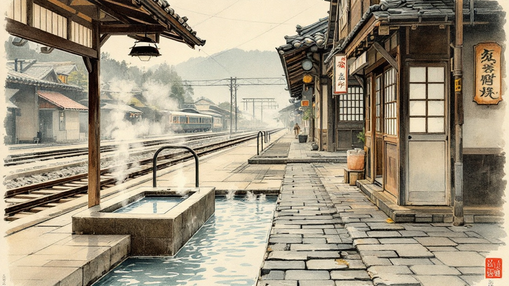 Lakeside Kotohiki hot spring in Kyotango, Kyoto