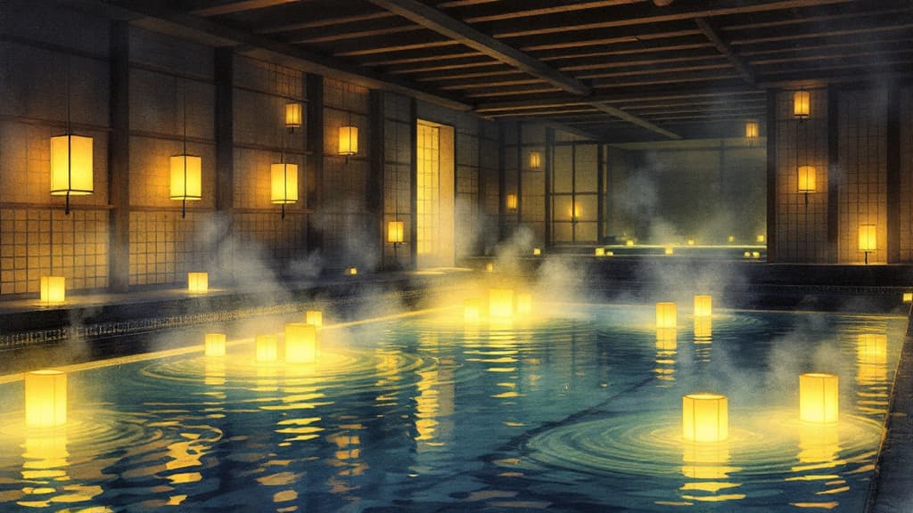 Efuku no Yu (Shofuku no Yu) hot spring in Yaizu, Shizuoka