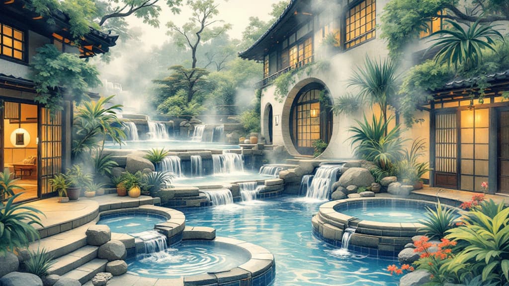 Enakyo Onsen Hotel Yuzuriha hot spring in Ena, Gifu