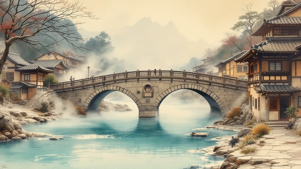 Hakone-Yumoto Onsen Tenseien hot spring in Hakone, Kanagawa