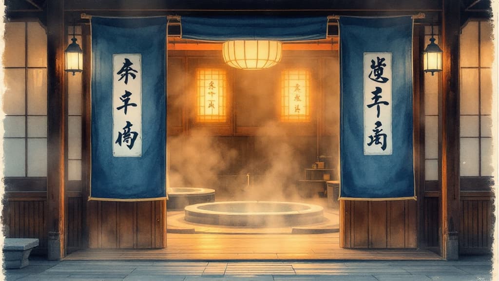 Miya no Kaido Onsen Edo Yu hot spring in Utsunomiya, Tochigi